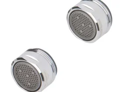 Strahlregler Perlator ECO 8 Anti-Kalk M24 Verchromt 2 Stück