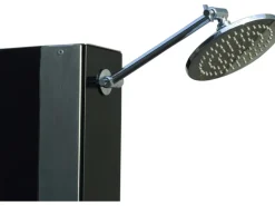 Summer Fun Exquisit Solardusche aus Edelstahl mit Glasfront
