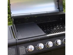 Taino Grillplatte Zubehör Wendeplatte Gusseisen Pizzaplatte Gasgrill