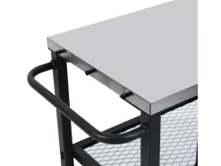 Taino Netis Grillwagen Grilltisch Rollwagen Grillständer Klein Mit Rollen Outdoor Balkon Garten Terrasse Schwarz