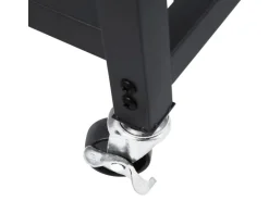 Taino Netis Grillwagen Grilltisch Rollwagen Grillständer Klein Mit Rollen Outdoor Balkon Garten Terrasse Schwarz