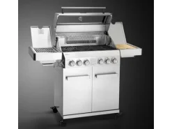 Taino Platinum Yamara 4+2 Gasgrill Edelstahl 4 Brenner Sear-Burner Backburner