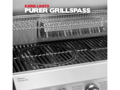 Taino Platinum Yamara 6+2 Gasgrill Edelstahl 6 Brenner Sear-Burner Backburner