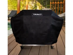 Taino Platinum Yamara Dark 6+2 Gasgrill Set Mit Haube Stahl 6 Brenner Sear-Burner Backburner