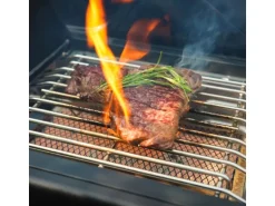 Taino Platinum Yamara Dark 6+2 Gasgrill Set Mit Haube Stahl 6 Brenner Sear-Burner Backburner