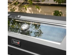 Taino Platinum Yamara Dark 6+2 Gasgrill Set Mit Haube Stahl 6 Brenner Sear-Burner Backburner