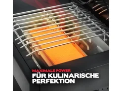 Taino Platinum Yamara Dark 6+2 Gasgrill Stahl 6 Brenner Sear-Burner Backburner