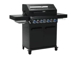 Taino Platinum Yamara Dark 4+2 Gasgrill Stahl 4 Brenner Sear-Burner Backburner