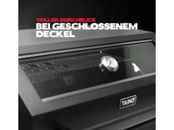 Taino Platinum Yamara Dark 4+2 Gasgrill Stahl 4 Brenner Sear-Burner Backburner