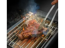 Taino Platinum Yamara Dark 4+2 Set Mit Haube Gasgrill Stahl 4 Brenner Sear-Burner Backburner