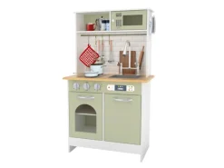 Teamson Kids Küche für Kinder Little Chef Boston Interaktiv Hellgrün Weiß