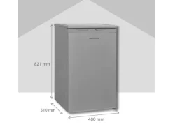 Telefunken Gefrierschrank 63L Nutzinhalt Tiefkühlschrank 4Sterne Höhe 82,1cm Breite 48cm CF-34-101-S