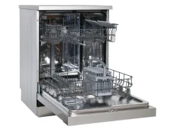 Telefunken Geschirrspüler Freistehend 60 cm Spülmaschine Silber 12 Maßgedecke 6 Programme AquaStop Eco GFS6012DI
