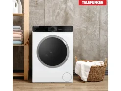 Telefunken Waschmaschine 9kg 1400 U/Min. Dampffunktion Inverter Motor AquaStop 15 Programme W-9-1400-A-W