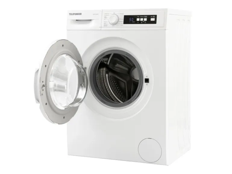 Telefunken Waschmaschine 5kg 1000 U/Min. Frontlader Schontrommel Überlaufschutz 15 Programme W-01-52-W weiß