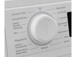 Telefunken Waschmaschine 5kg 1000 U/Min. Frontlader Schontrommel Überlaufschutz 15 Programme W-01-52-W weiß