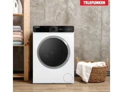 Telefunken Waschmaschine 10kg 1400 U/Min. Dampffunktion Auto-Dosierung Inverter Motor AquaStop W-10-1400-A-W