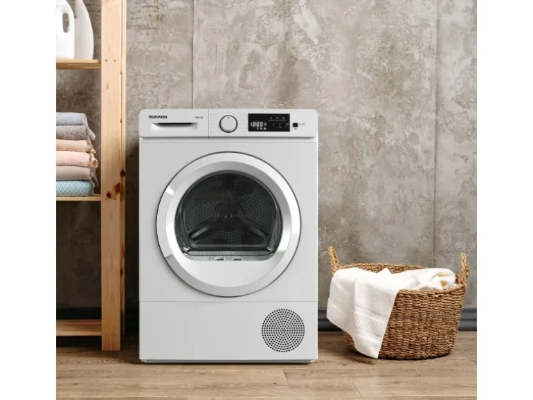 Telefunken Wärmepumpentrockner 7 kg Trockner Frontlader Wäschetrockner Knitterschutz Startzeitvorwahl Leise TWP7EW