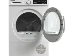 Telefunken Wärmepumpentrockner für 8 kg Wäsche Trockner Frontlader Wäschetrockner mit Knitterschutz Leise TWP8CW