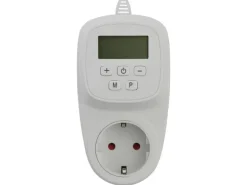 Thermoschaltsteckdose Infrae Weiß