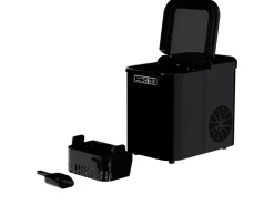 TroniTechnik Eiswürfelmaschine Ice Maker Eiswürfelbereiter Schwarz Kunststoff