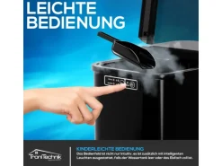 TroniTechnik Eiswürfelmaschine Ice Maker Eiswürfelbereiter Schwarz Kunststoff