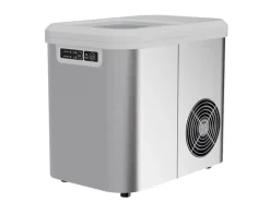 TroniTechnik Eiswürfelmaschine Ice Maker Eiswürfelbereiter Silber Edelstahl