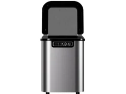 TroniTechnik Eiswürfelmaschine Ice Maker Eiswürfelbereiter Silber Edelstahl