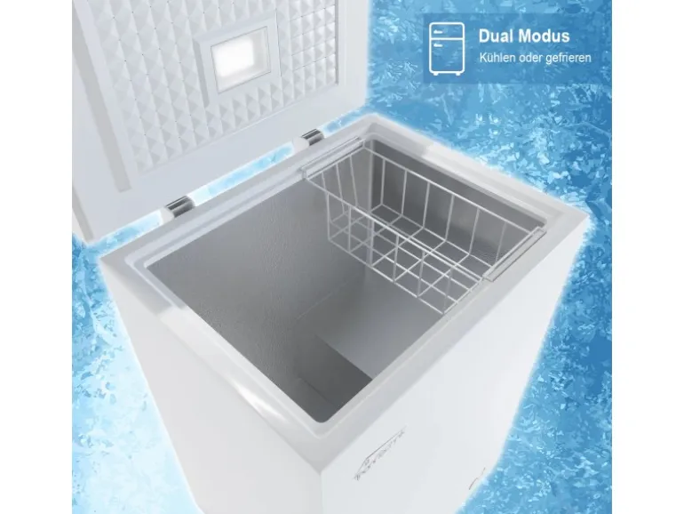 Tronitechnik Gefriertruhe Kühltruhe Borgar Pro Mit 2In1 Gefrier- Und Kühlfunktion | 110 Liter 169Kwh/Jahr | Led-Licht