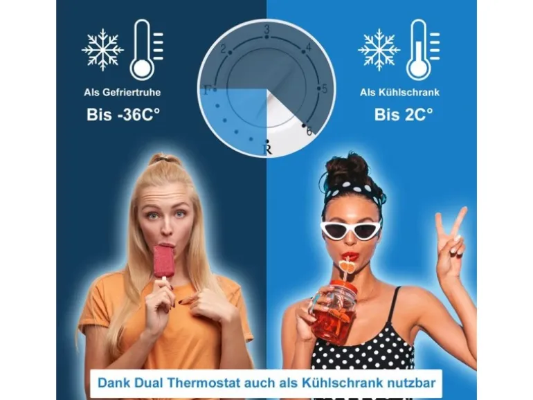 Tronitechnik Gefriertruhe Kühltruhe Borgar Pro Mit 2In1 Gefrier- Und Kühlfunktion | 160 Liter 184Kwh/Jahr Led Griff