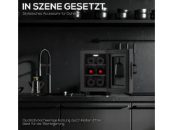 TroniTechnik Weinkühlschrank Montpellier Getränkekühlschrank 17 Liter 6 Flaschen