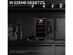 TroniTechnik Weinkühlschrank Marseille Getränkekühlschrank 23 Liter 8 Flaschen