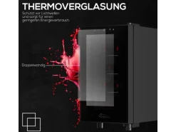 TroniTechnik Weinkühlschrank Marseille Getränkekühlschrank 23 Liter 8 Flaschen