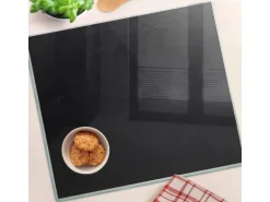 Tulup Herdabdeckplatte 60x52 cm Schneidebrett aus Glas Schutzplatte Küchenutensilien Spritzschutz Anschlagtafel
