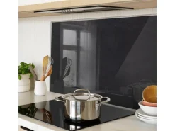 Tulup Herdabdeckplatte 80x52 cm Glas-Servierbrett Küchenutensilien Schutzplatte Spritzschutz Abdeckung Anschlagtafel