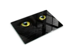 Tulup Herdabdeckplatte 80x52 cm Glas-Servierbrett Küchenutensilien Schutzplatte Spritzschutz Abdeckung Katzenaugen