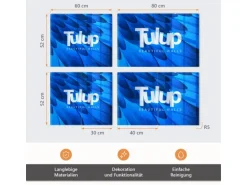 Tulup Herdabdeckplatte 60x52 cm Glas-Servierbrett Küchenutensilien Schutzplatte Spritzschutz Abdeckung Holz