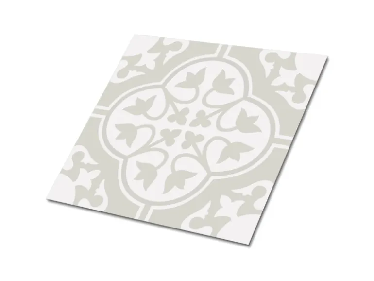 Tulup PVC Fliesen Selbstklebende 30 cm x 30 cm Set von 9 Klassische Klebefliesen Vinyl Bodenfliesen Klebefliesen für Küche Blumen Ornament