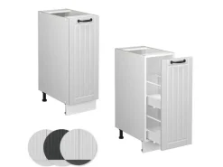 Vicco Apothekerschrank Fame-Line Medizinschrank für die Küche Weiß 30 cm ohne Arbeitsplatte