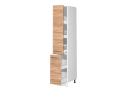 Vicco Apothekerschrank Fame-Line Medizinschrank für die Küche Goldkraft Eiche/Weiß 30 cm