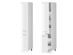 Vicco Apothekerschrank R-Line Medizinschrank für die Küche Weiß Hochglanz/Weiß 30 cm