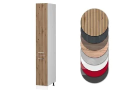 Vicco Apothekerschrank R-Line Medizinschrank für die Küche Artisan-Eiche/Weiß 30 cm