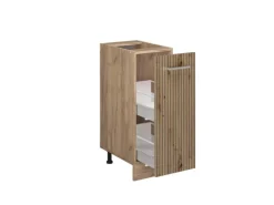 Vicco Apothekerschrank R-Line Artisan-Eiche/Goldkraft Eiche 30 cm ohne Arbeitsplatte