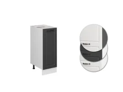 Vicco Apothekerschrank R-Line Anthrazit Landhaus/Weiß 30 cm ohne Arbeitsplatte