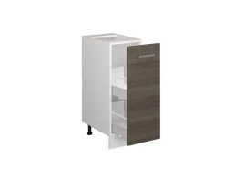 Vicco Apothekerschrank R-Line Medizinschrank für die Küche Grau/Weiß 30 cm ohne Arbeitsplatte