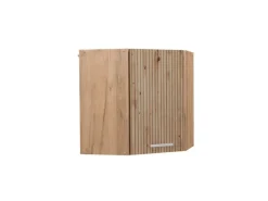 Vicco Eckhängeschrank R-Line Küchen-Eckschrank Artisan-Eiche/Goldkraft Eiche 57 cm