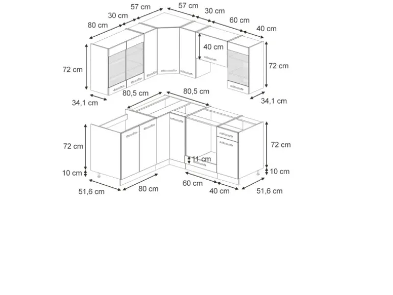 Vicco Fame-Line Eckküche Dunkelblau Hochglanz/Anthrazit 160 x 190 cm AP Marmor ohne E-Geräte