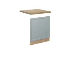 Vicco Frontblende Fame-Line Hellblau-grau 60 cm ohne Arbeitsplatte mit Goldkraft Eiche Korpus