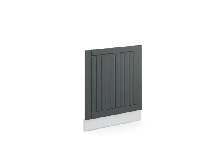 Vicco Frontblende Fame-Line Anthrazit Landhaus/Weiß 60 cm ohne Arbeitsplatte