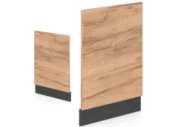 Vicco Frontblende R-Line Goldkraft Eiche/Anthrazit 45 cm ohne Arbeitsplatte